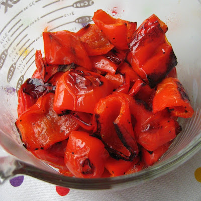 roasted red peppers