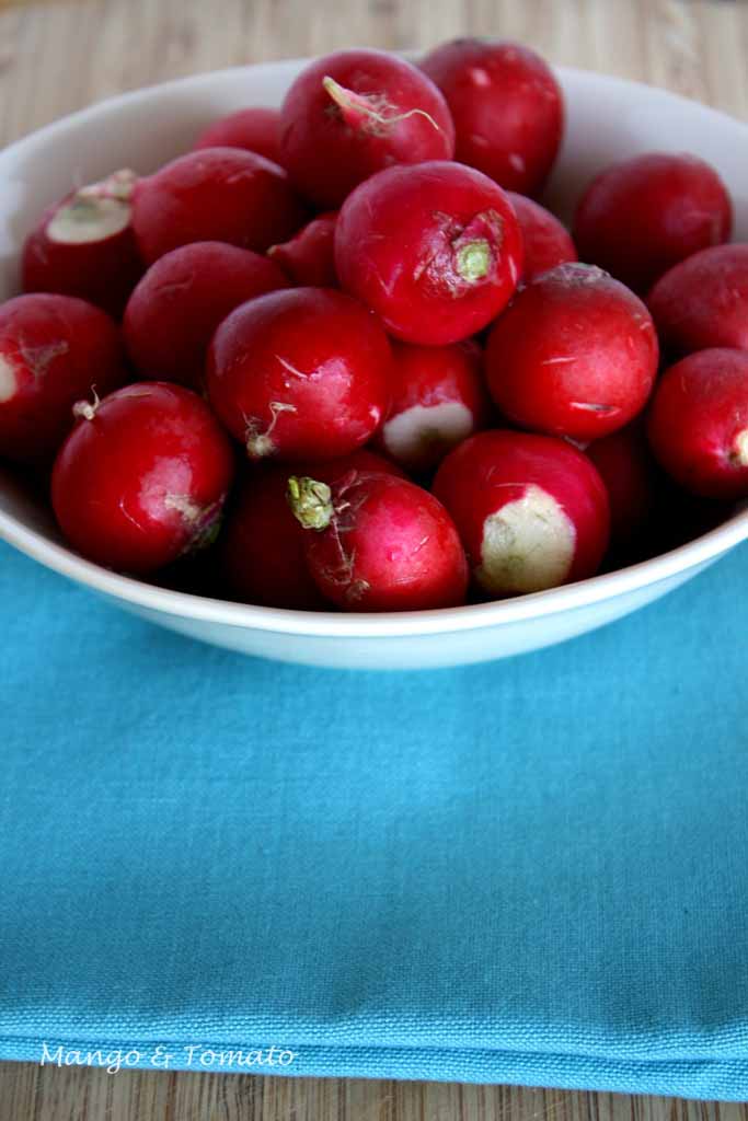 Mango & Tomato What to do with radishes? Check out these 3 easy ideas