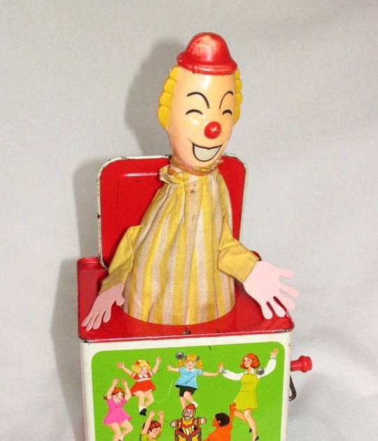 clown in the box toy