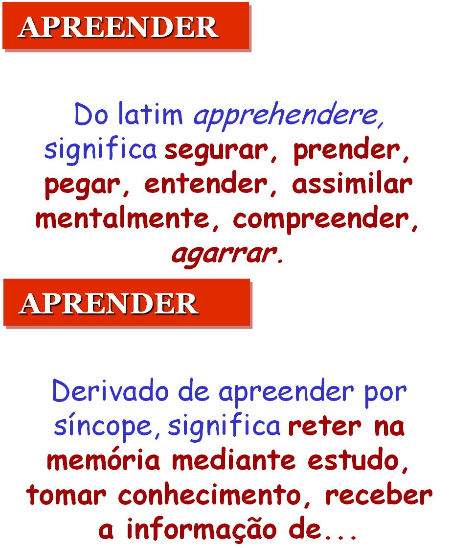 APREENDENDO DIDATICAMENTE: ENSINAR, APRENDER, APREENDER E PROCESSOS DE ...