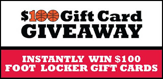 Foot Locker $100 Gift Card Giveaway