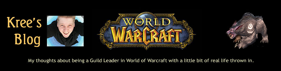Kree's World of Warcraft Guild Leader Blog