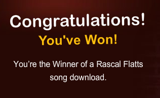 HERSHEY’S Rocks Your Block with Rascal Flatts Instant Win Game