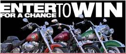 The Red Man Road Trip Promotion, win a motorcycle