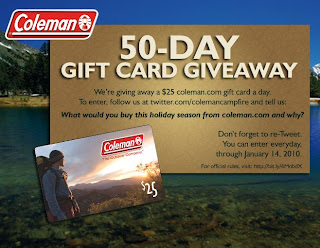 Coleman Campfire 50-Day Giveaway