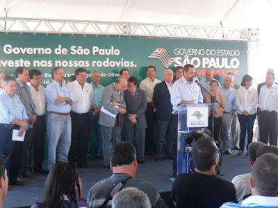 Região: Governador do Estado visita São Carlos e inaugura unidade de ensino e obras na Rodovia SP-215