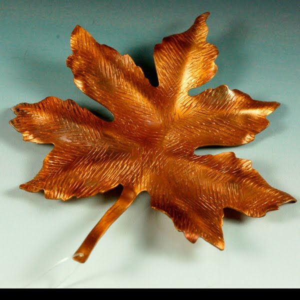 Van Dyke Jewelry and Fine Craft Copper Leaf Ornaments