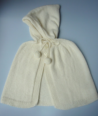 shescrafty handknits: Hooded Baby Capelet Pattern