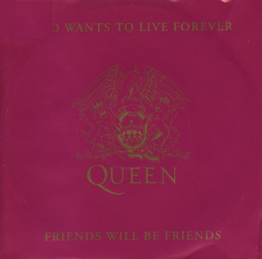 Music on vinyl Who wants to live forever / Friends will be friends Queen Music on vinyl Who wants to live forever / Friends will be friends Queen