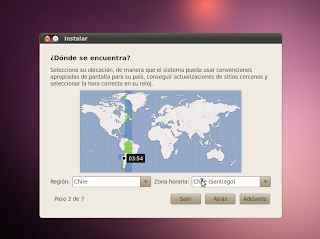 Selección de ubicación
