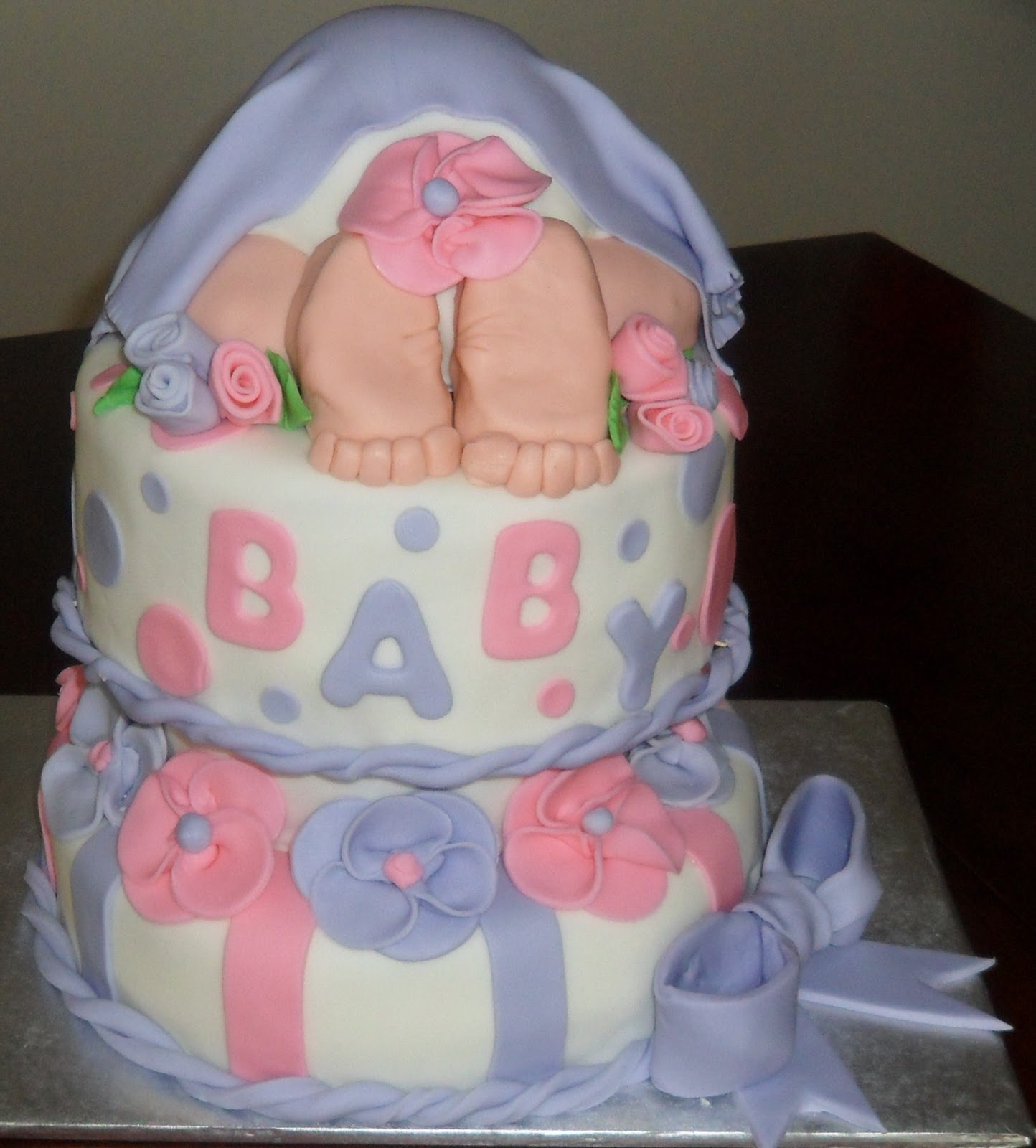 Three Sweet Cakes: Baby Shower Bum Cake