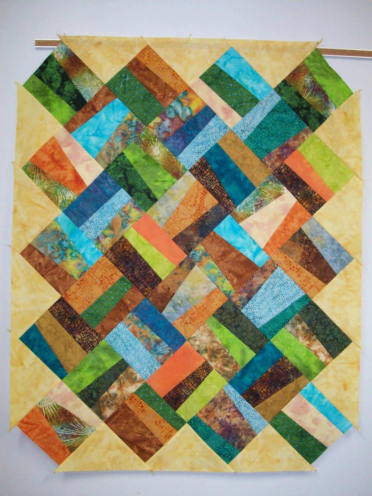 TALK IS CHEAP QUILTS Crooked on Purpose Finished