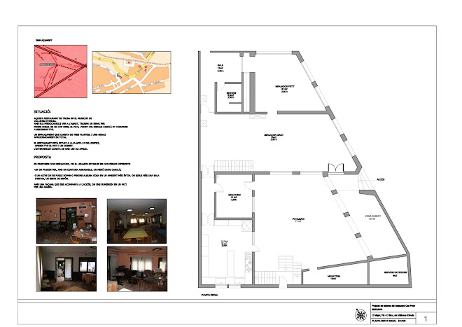 rehabilitació restaurant a Vallbona