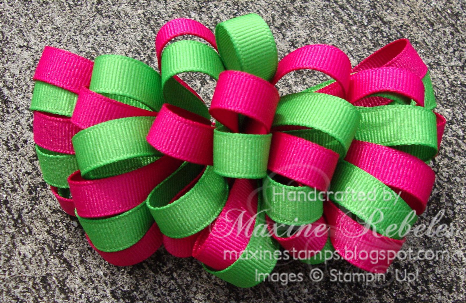 Hermanas Bowtique: Samples of Loopy Bows