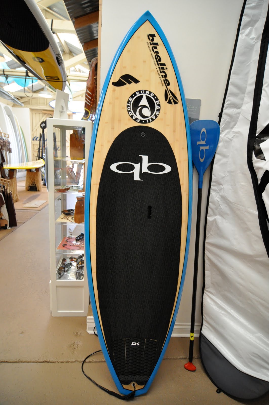 BlueLine Santa Barbara Stand Up Paddle Surfing NEW PADDLE SURF HAWAII WOOD VENEER BOARDS ARE IN