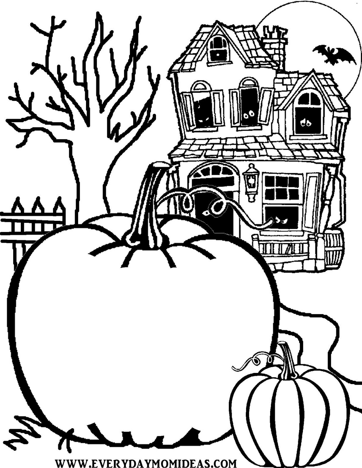 Jack O Lantern Coloring Pages to Print