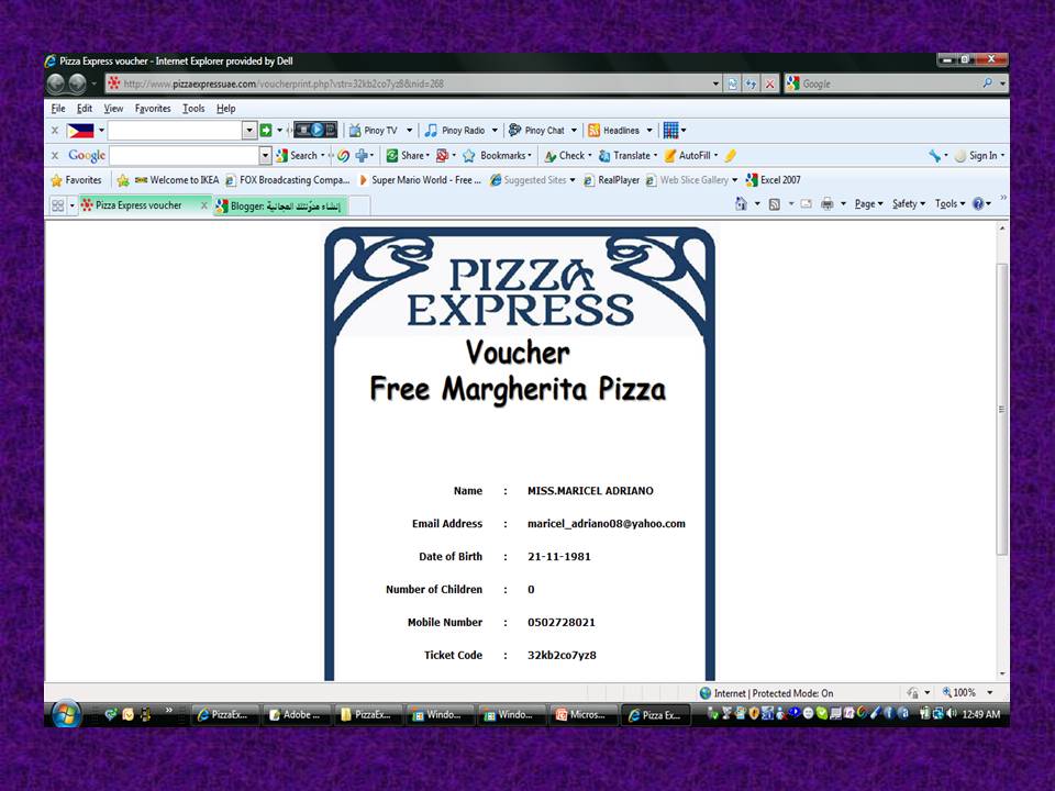 Shoppahollic Princess Pizza Express The Best!!!