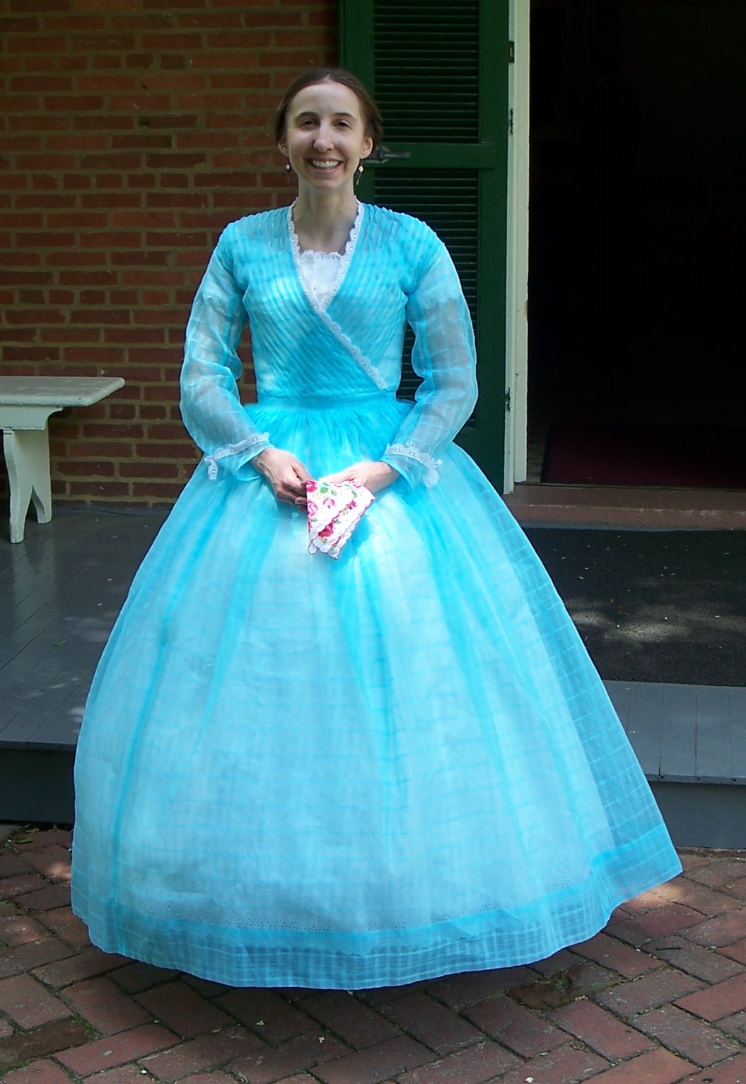Couture Historique: 1860s Sheer Dress Reproduction