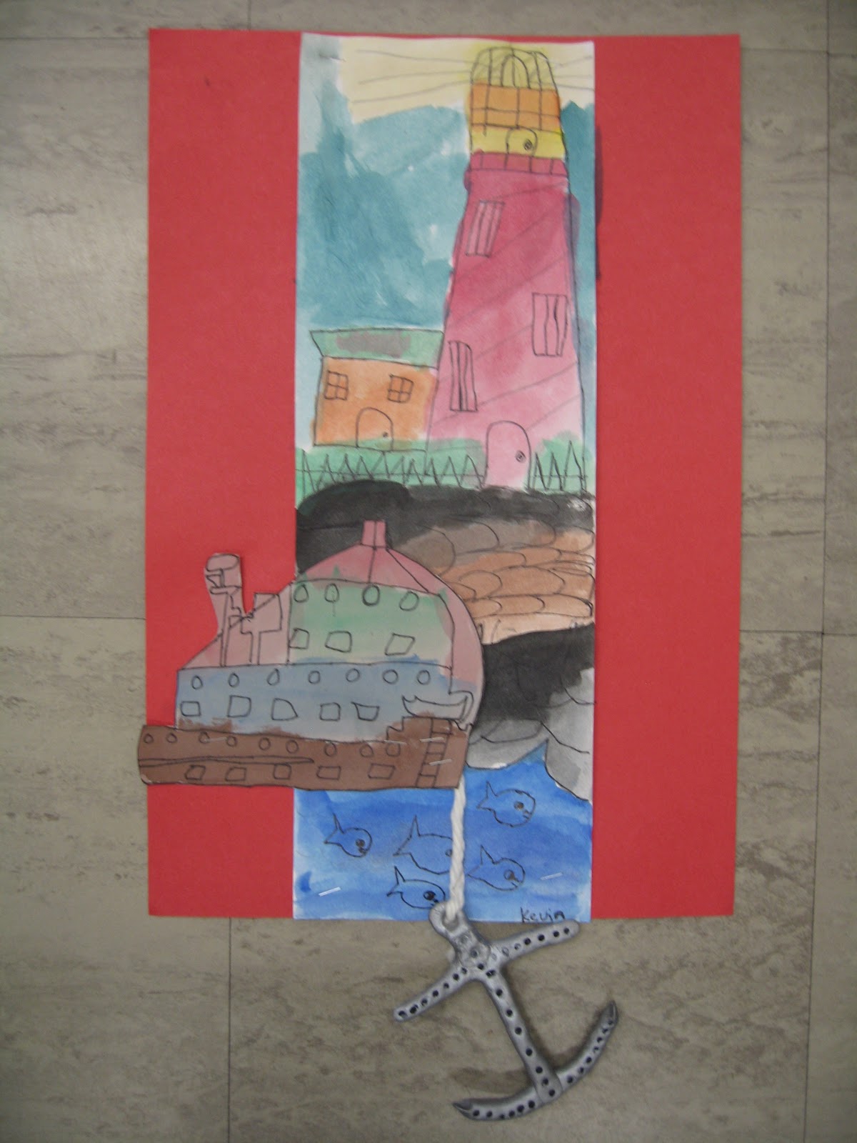 Color, collage, and much more: Lighthouses & Anchors