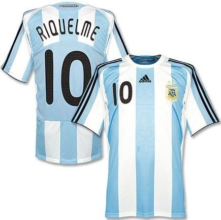 MATENZO: Camiseta Seleccion Argentina Roman Riquelme