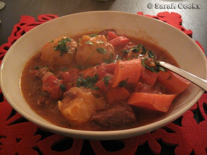 Sarah Cooks Beef Stew with Jamie Oliver's Dumplings
