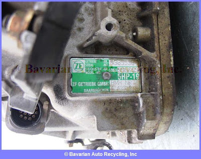 2002 Bmw 325 zf transmission