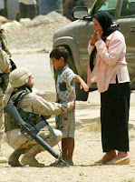 US soldier search iraqi boy