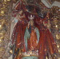 Pregnant Mary at Santiago de Compostela