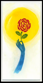 Rose in Krishna's Hand