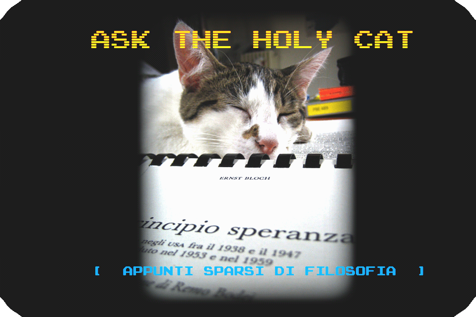______Ask the Holy Cat______