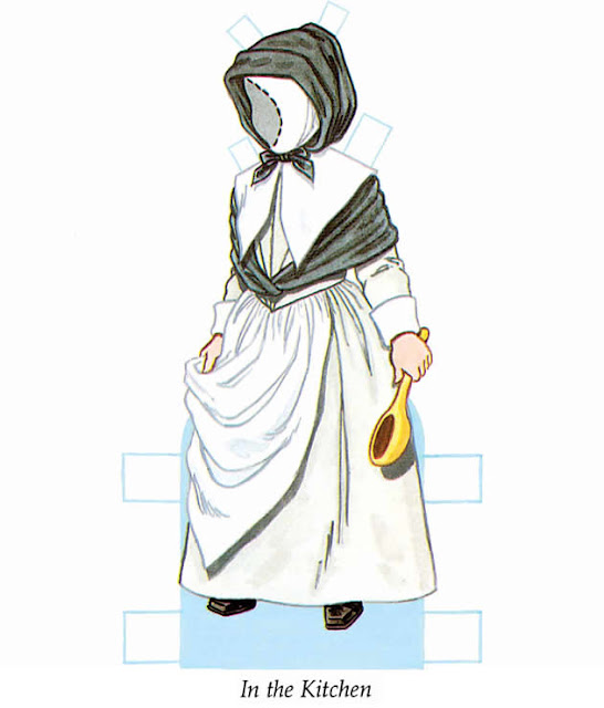 KERRIE'S KRAFTS 3: PILGRIM GIRL PAPER DOLL