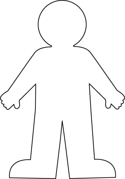 clipart human body outline - photo #50