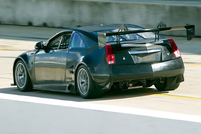 2011 cadillac cts v coupe racer scca rear angle view 2011 Cadillac CTS V Coupe Racer SCCA