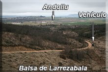 Vistas desde la balsa de Larrezabala