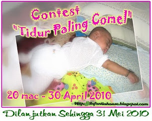 Contest Tidur Paling Comel By InfantiaHouse