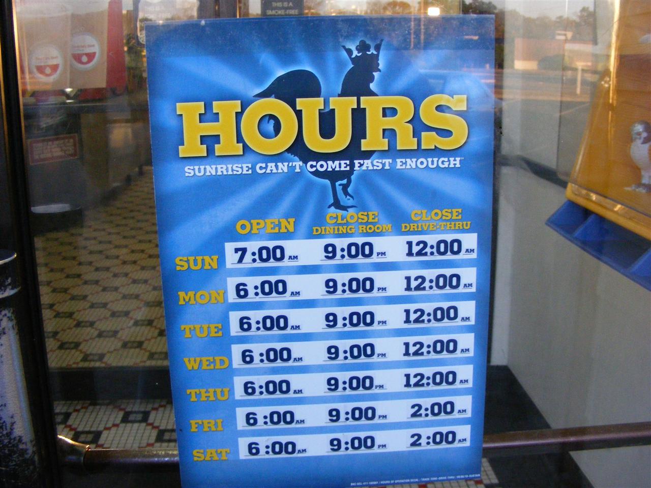 Burger King Hours