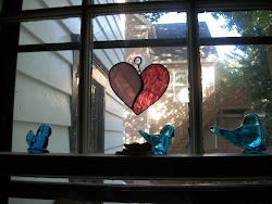 bird window through poop