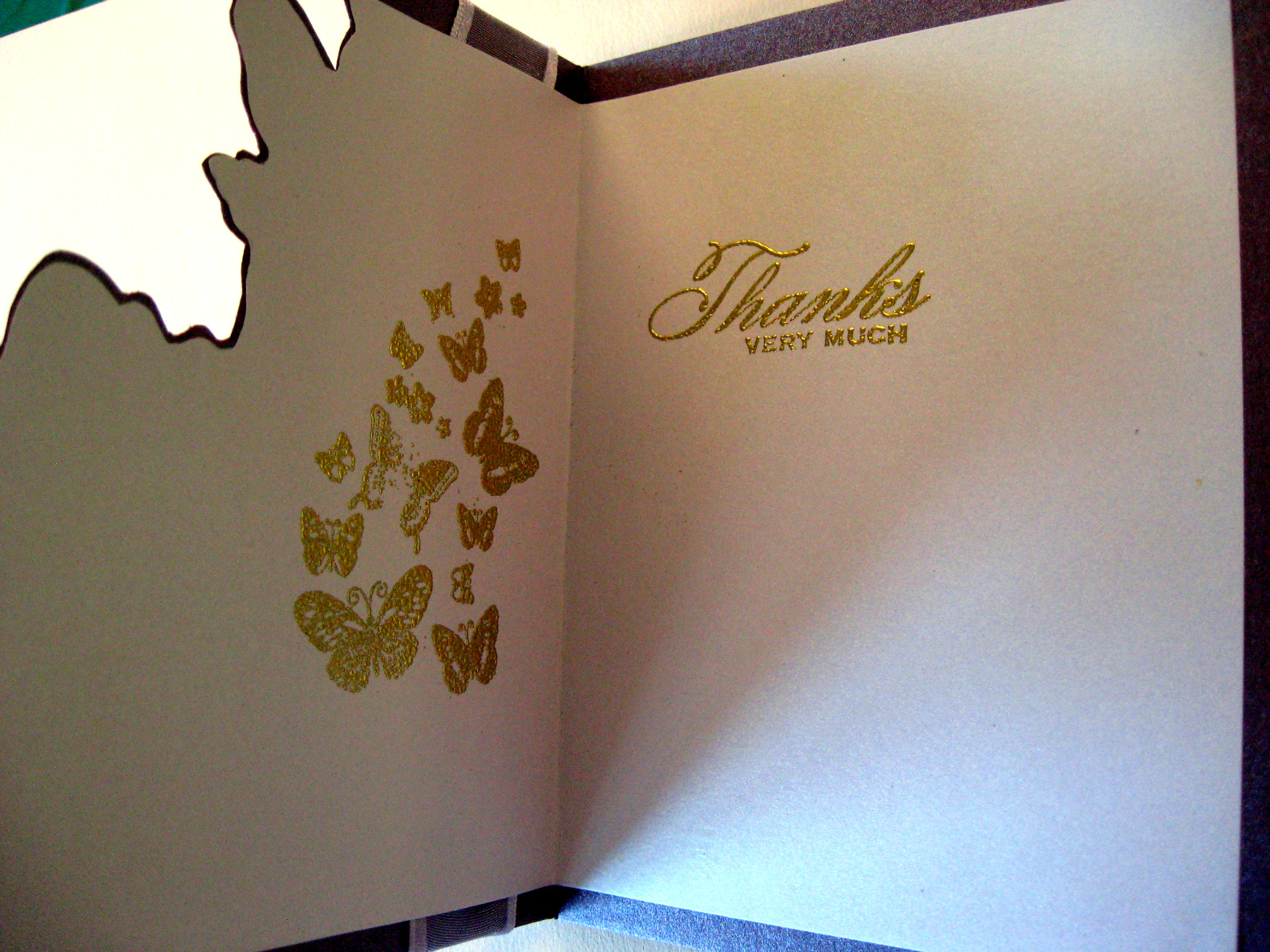 Stamping with Grandma Lee: Butterfly Thank You Card
