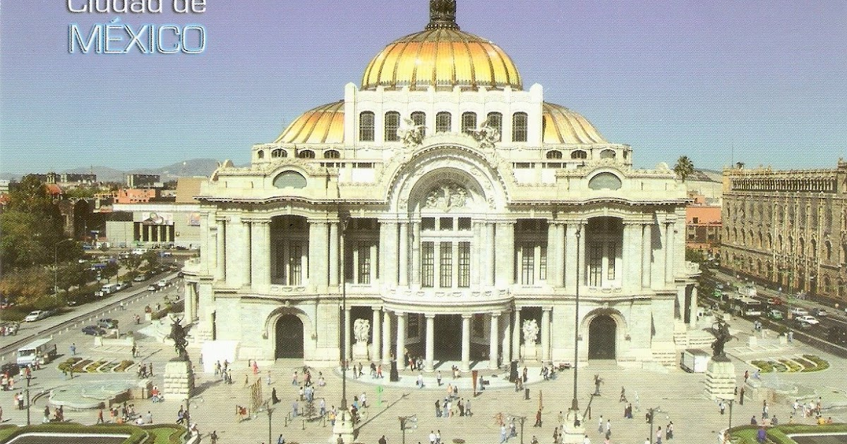 Postcard A La Carte: Mexico - Bellas Artes, Mexico City - UNESCO