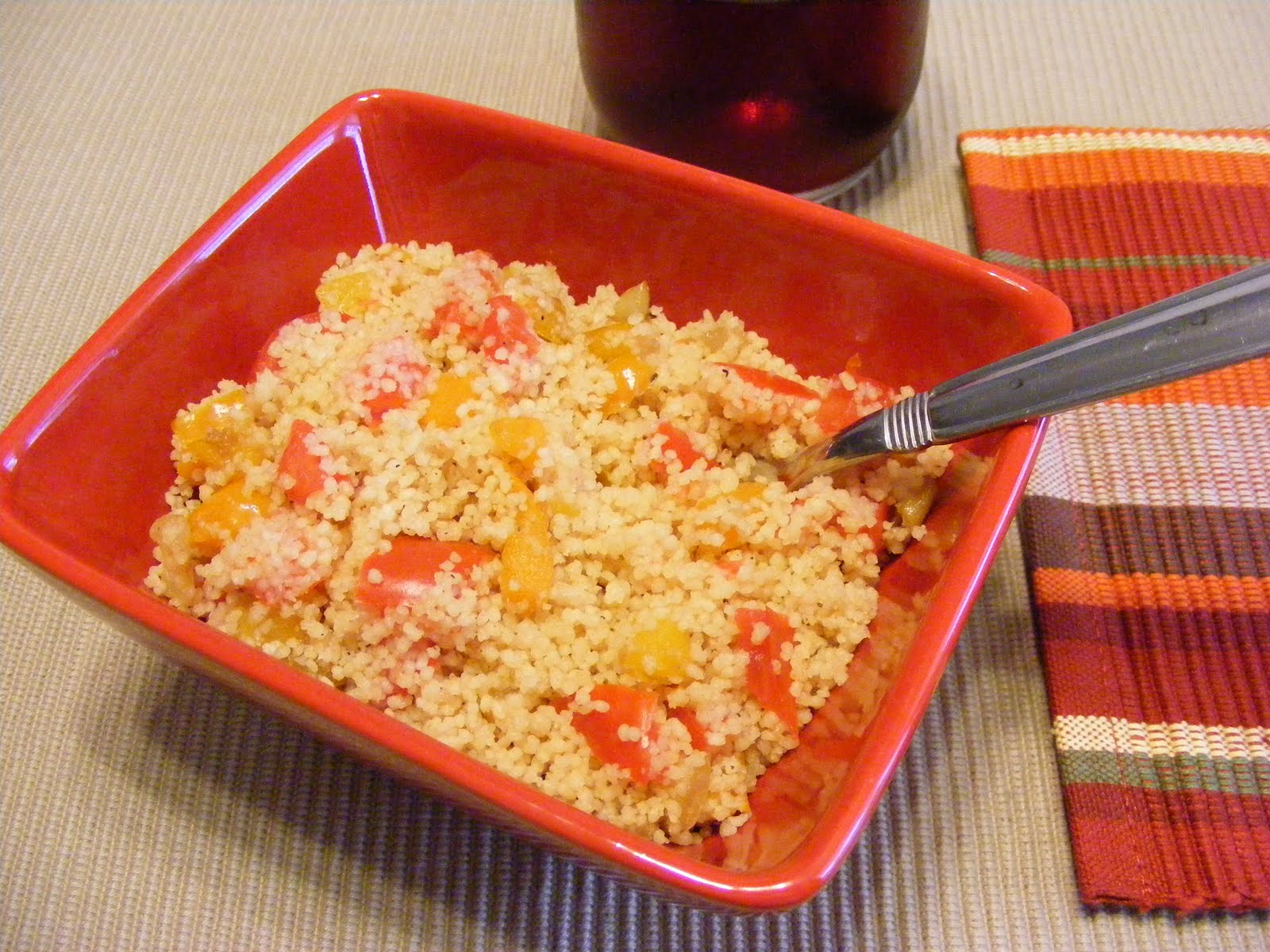 Amy's "Sweet" Memories Couscous with Peppers, Onions & Tomatoes