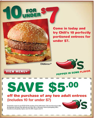 Printable Chili #39 s Coupons Printable Chili #39 s Coupons