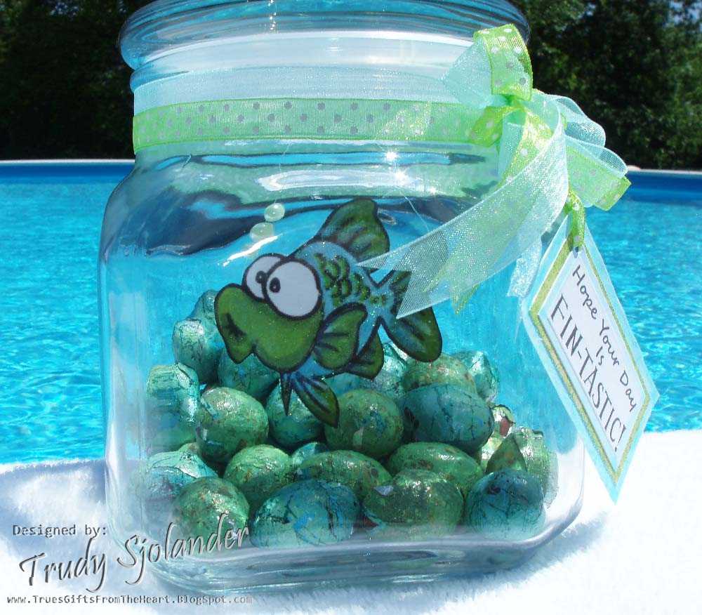 Really Reasonable Ribbon Blog Fishbowl Candy Jar With Organza Bow