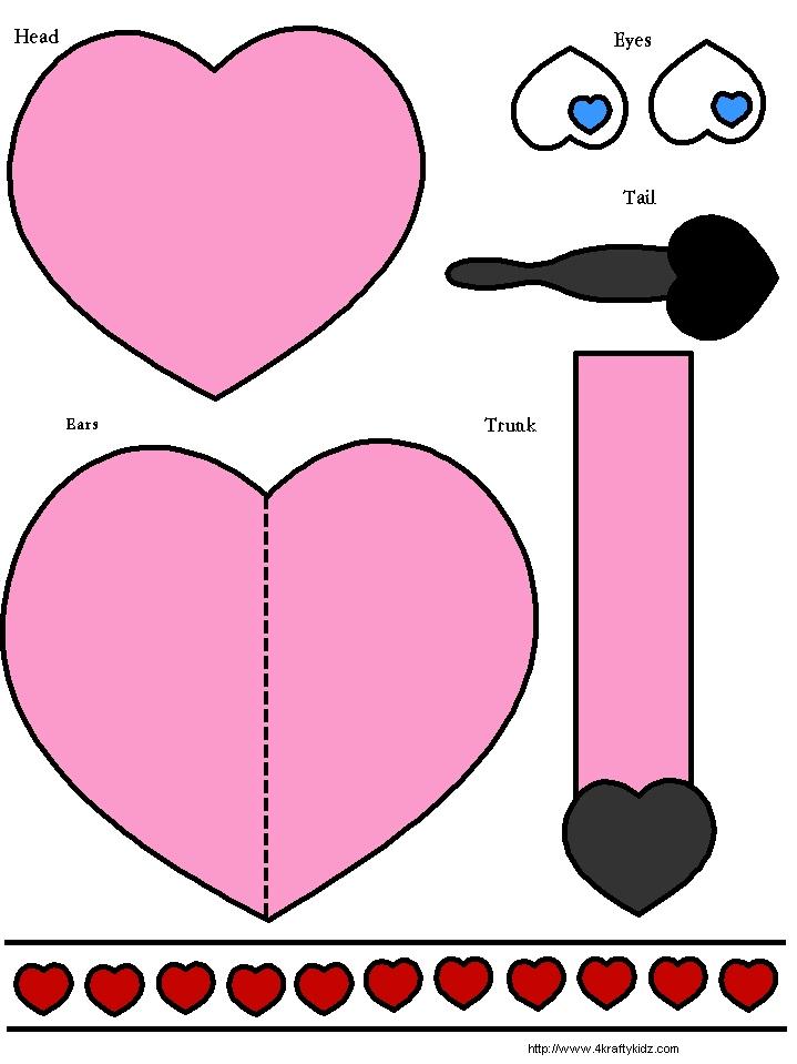 valentins day crafts an coloring pages - photo #48