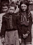 Bess & Mary, as they appear in the schoolhouse photo.