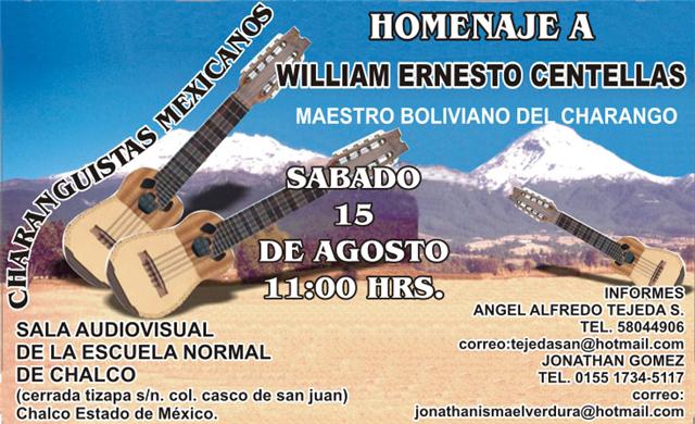 WILLIAM ERNESTO CENTELLAS CHALCO ESTADO DE MEXICO