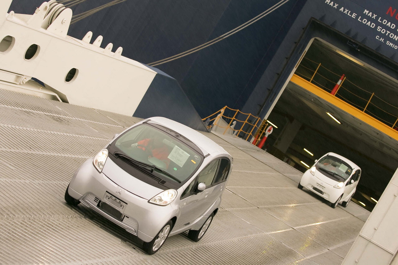 Mitsubishi i MIEV дрифт