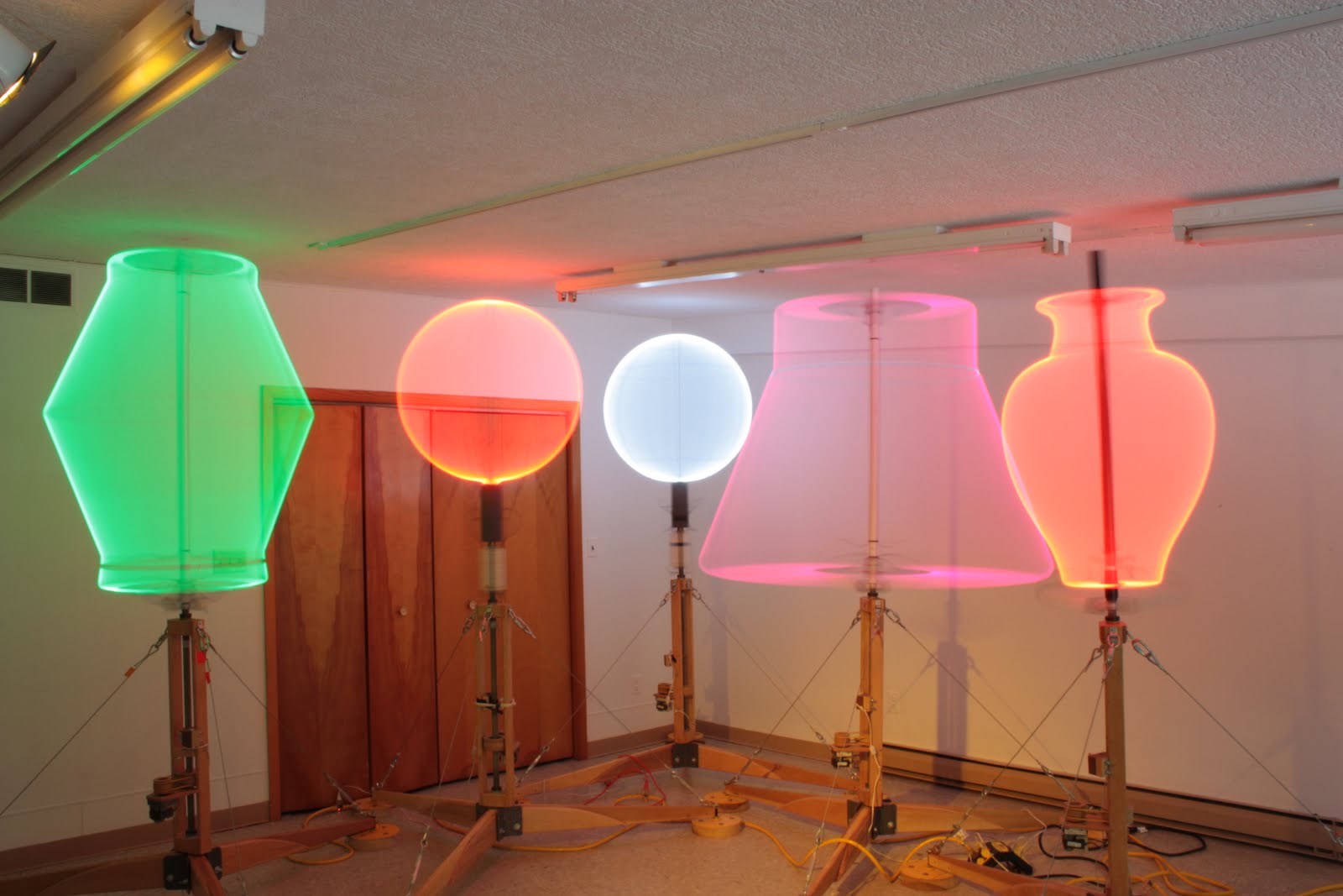 View Fred Tschidas Neon Sculpture