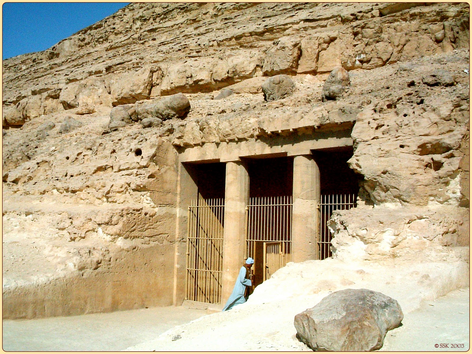 Mystický EGYPT Beni Hasan hrobka BH3 Chnumhotep II.