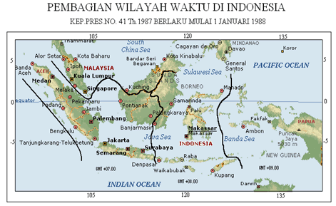 GEOGRAPHY TO ESCAPE PEMBAGIAN WILAYAH WAKTU INDONESIA