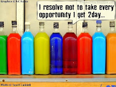 Resolve not to take every opportunity you get